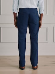 Blue Straight Fit Ultimate Motionflex Chino Trousers - Image 2 of 5