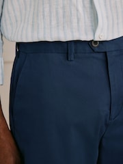 Blue Straight Fit Ultimate Motionflex Chino Trousers - Image 4 of 5