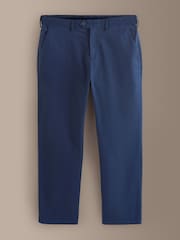 Blue Straight Fit Signature Ultimate Motionflex Chino Trousers - Image 7 of 11