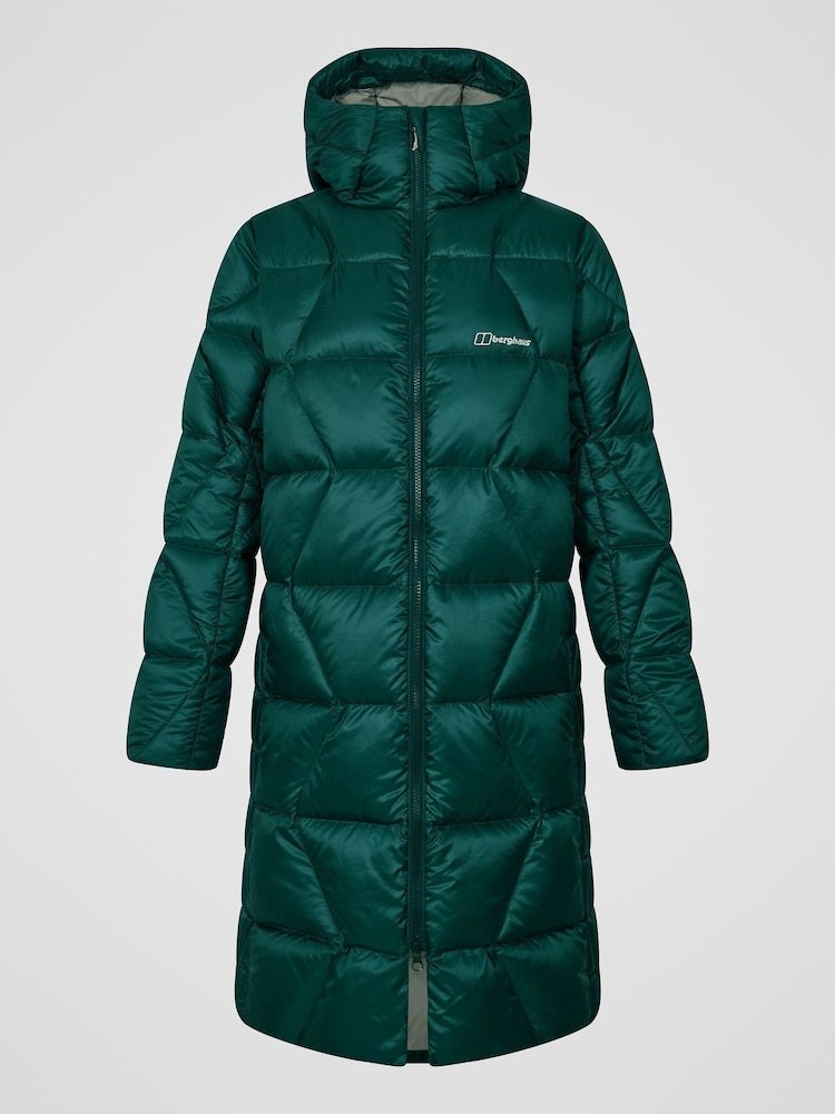 Berghaus Green Womens Explorer Long Down Jacket - Image 6 of 6 Berghaus Green Womens Explorer Long Down Jacket - Image 6 of 6