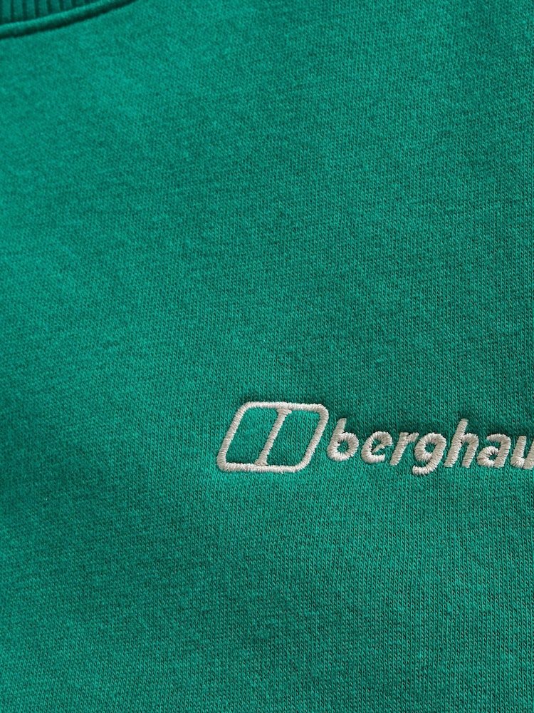 Berghaus Green Mens Logo Fl Crew Sweatshirt - Image 9 of 9 Berghaus Green Mens Logo Fl Crew Sweatshirt - Image 9 of 9