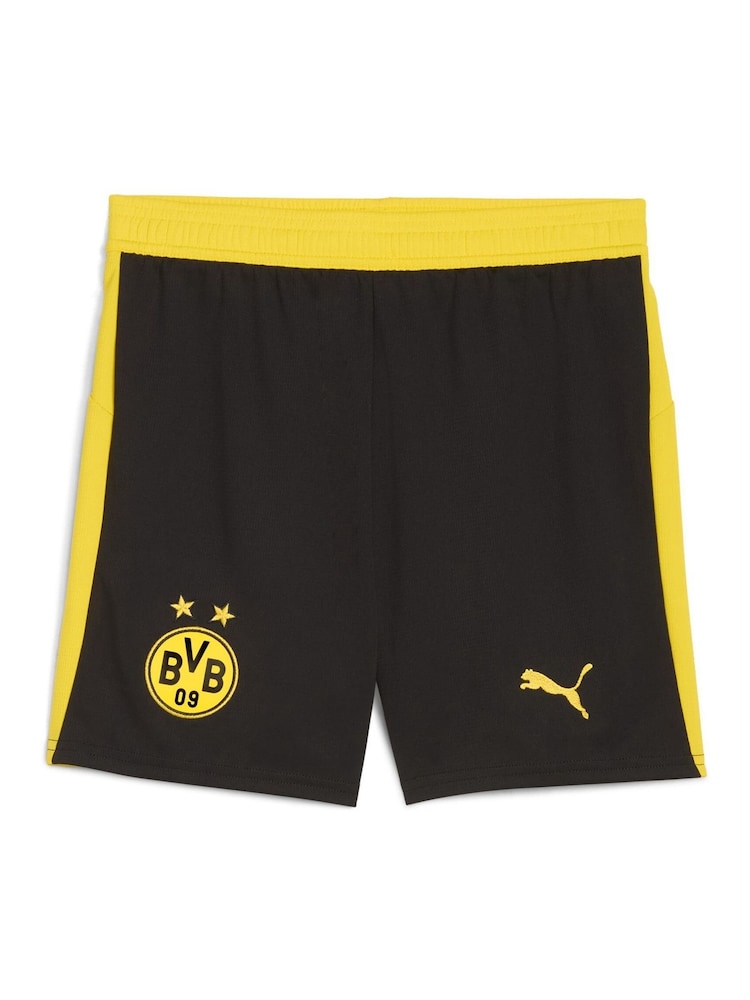 Puma Black Borussia Dortmund 25/26 Shorts - Image 1 of 2 Puma Black Borussia Dortmund 25/26 Shorts - Image 1 of 2