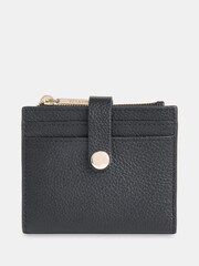 Whistles Black Danni Tab Detail Compact Purse - Image 1 of 3