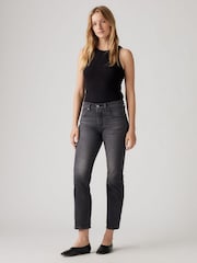 Levi's® Black 501® Crop Jeans - Image 2 of 6