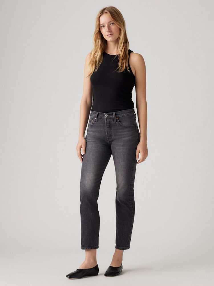 Levi's® Black 501® Crop Jeans - Image 2 of 6 Levi's® Black 501® Crop Jeans - Image 2 of 6