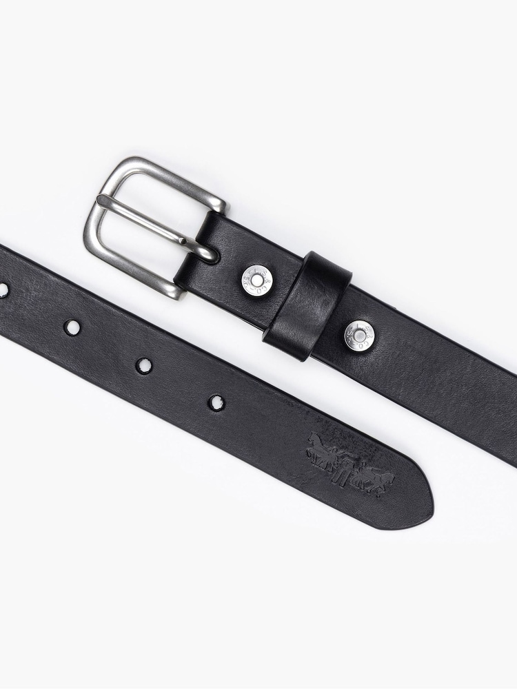 Levi's® Black New Narrow Belt - Image 2 of 3