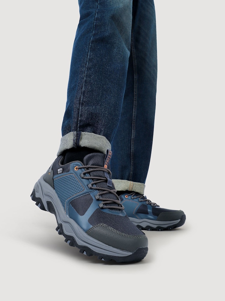 Pavers Blue Wide-Fit Rugged Water-Resistant Walking Shoes - Image 1 of 5 Pavers Blue Wide-Fit Rugged Water-Resistant Walking Shoes - Image 1 of 5