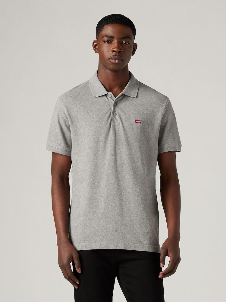 Levi's® Grey Housemark Polo Shirt - Image 1 of 5