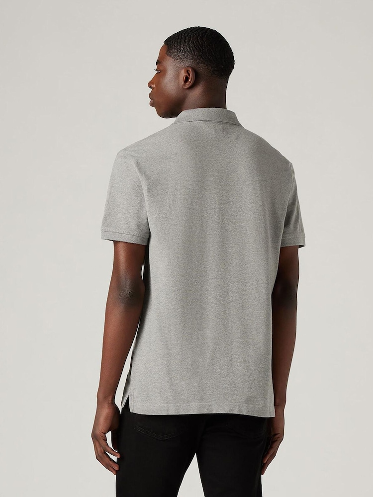 Levi's® Grey Housemark Polo Shirt - Image 2 of 5