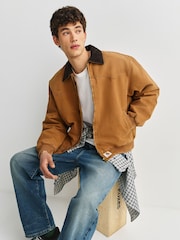 Carhartt WIP Brown OG Santa Fe Jacket - Image 4 of 9