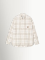 Carhartt WIP Natural Long Sleeve Wilber Shirt - Image 8 of 9