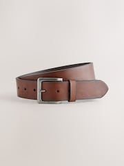 Nyeusi/kahawia - Casual Faux Leather Belts 2 Pack - Picha 3 kati ya 5