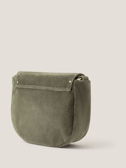Monsoon Green Lily Embroidered Satchel Cross-Body Bag - Image 2 of 4