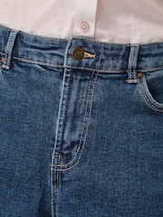 Monsoon Navy Blue Dina Darted Barrel Jeans - Image 3 of 4