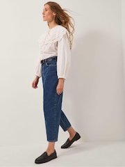 Monsoon Navy Blue Dina Darted Barrel Jeans - Image 4 of 4