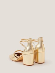 Monsoon Gold Edie Mary Jane Heels - Image 2 of 3