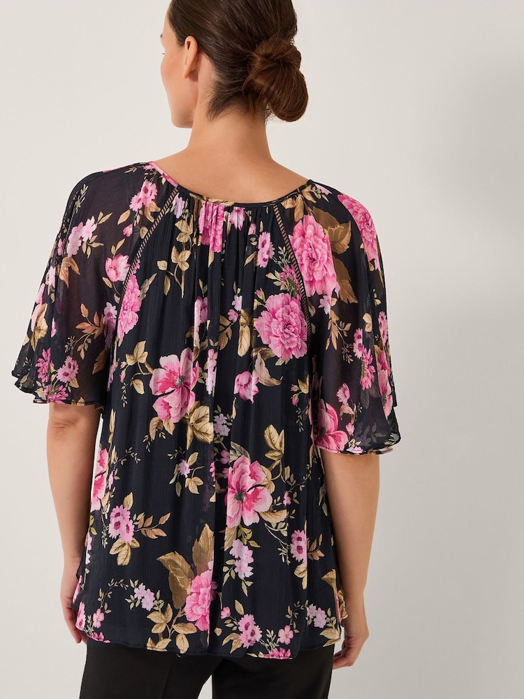 Monsoon Mariel Floral Print Blouse - Imagem 2 de 5