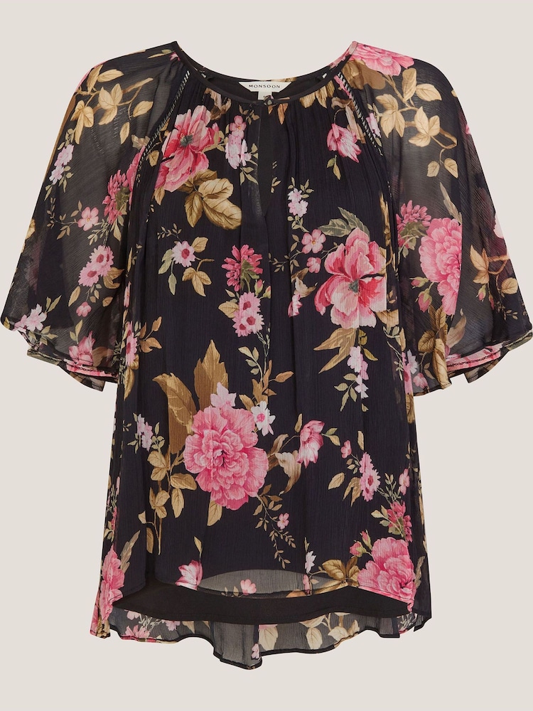 Monsoon Mariel Floral Print Blouse - Imagem 5 de 5