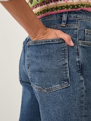 Monsoon Blue Tina Straight Turn Up Jeans - Image 4 of 4