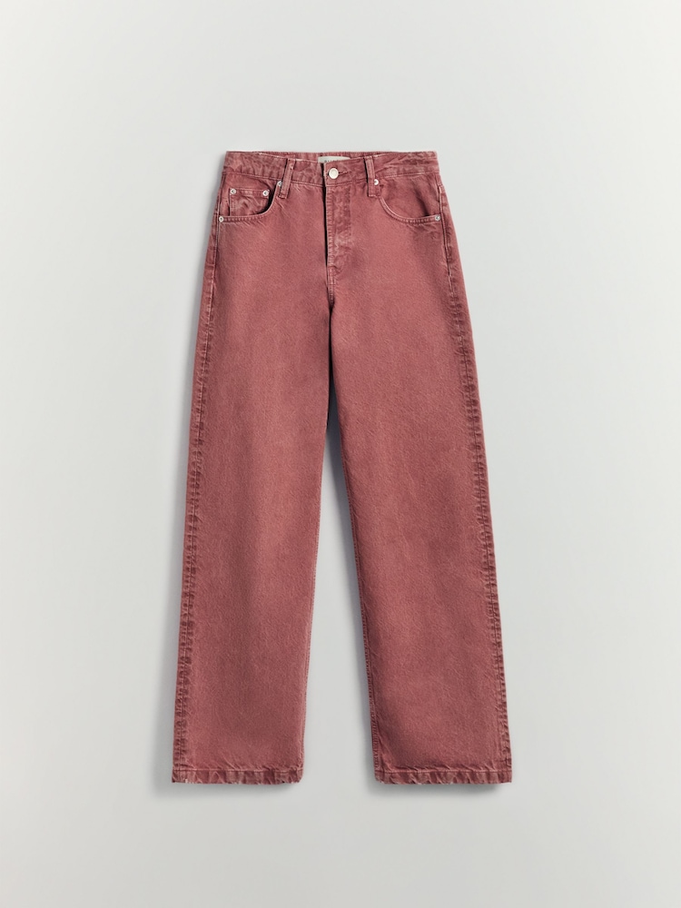BHOEM Pink High Rise Straight Leg Jeans - Image 5 of 5