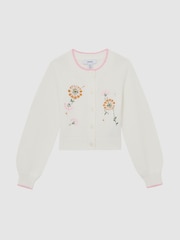 Reiss Ivory Ellie Cardigan - Image 1 of 2