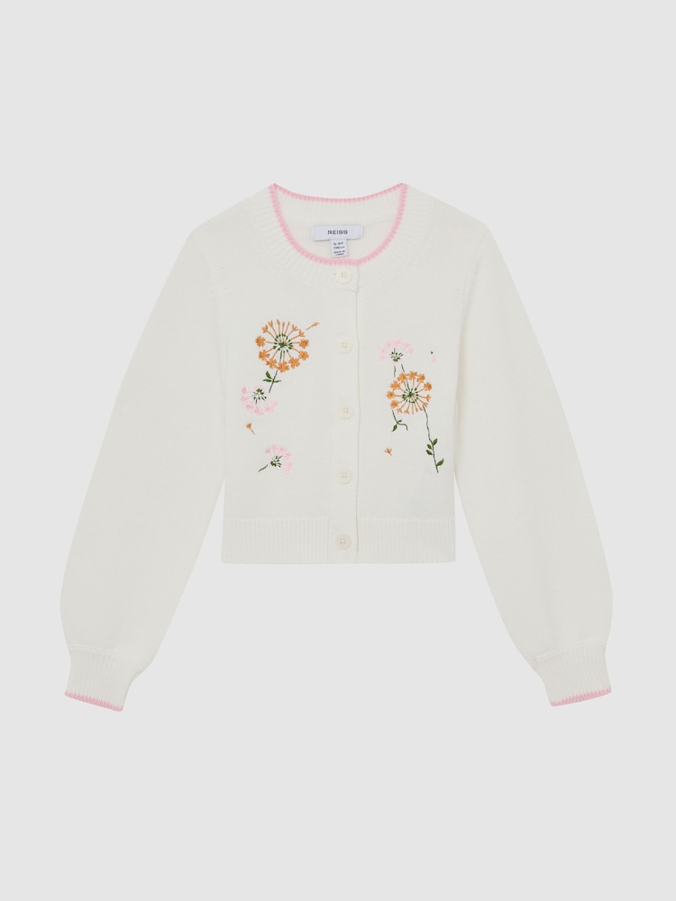 Reiss Ivory Ellie Cardigan - Image 1 of 2