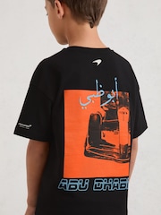 Mclaren Black Driver 13-14 yrs McLaren F1 Team Abu Dhabi T-Shirt Unisex Fit - Image 3 of 8