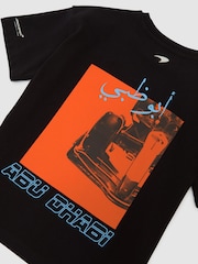 Mclaren Black Driver 13-14 yrs McLaren F1 Team Abu Dhabi T-Shirt Unisex Fit - Image 8 of 8