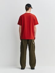 Carhartt WIP Red American Script T-Shirt - Image 6 of 8