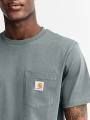 Carhartt WIP Green Pocket Cotton Single Jersey T-Shirt - Image 4 of 6