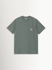 Carhartt WIP Green Pocket Cotton Single Jersey T-Shirt - Image 5 of 6