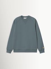 Carhartt WIP Blue Chase Sweatshirt - Image 1 of 2