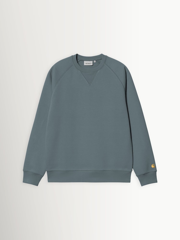 Carhartt WIP Blue Chase Sweatshirt - Image 1 of 2