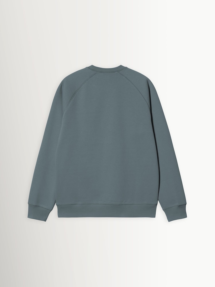 Carhartt WIP Blue Chase Sweatshirt - Image 6 of 6