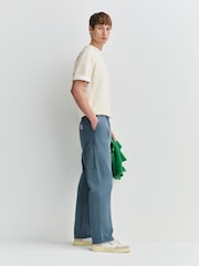 Carhartt WIP Blue Flint Moraga Twill Trousers - Image 4 of 8