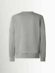 Moose Knuckles Grey Hartsfield Crew Neck Sweat Top - Image 6 of 7
