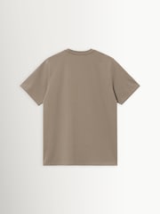 Carhartt WIP Brown Pocket T-Shirt Cotton Single Jersey - Image 2 of 2