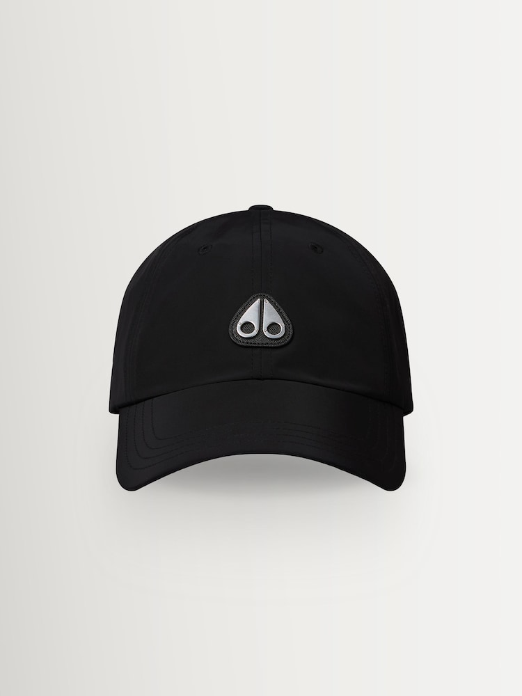 Moose Knuckles Black Crescent Logo Cap - Image 1 of 3 Moose Knuckles Black Crescent Logo Cap - Image 1 of 3
