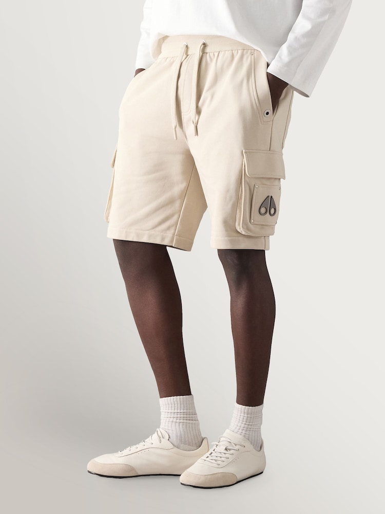 Moose Knuckles Natural Hartsfield Cargo Shorts - Image 1 of 7
