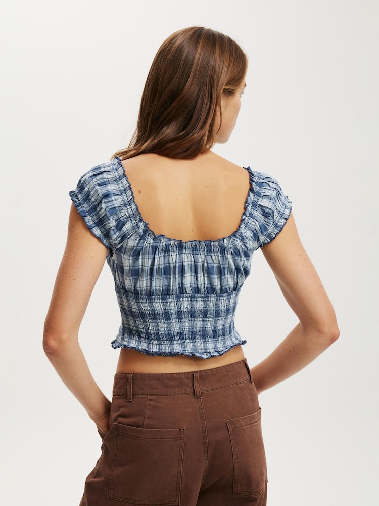 Cotton On Greta Frill Sleeve Blouse - Imagem 2 de 4
