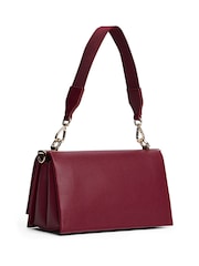 Tommy Hilfiger Red Pebble Grain Crossbody Bag - Image 2 of 5