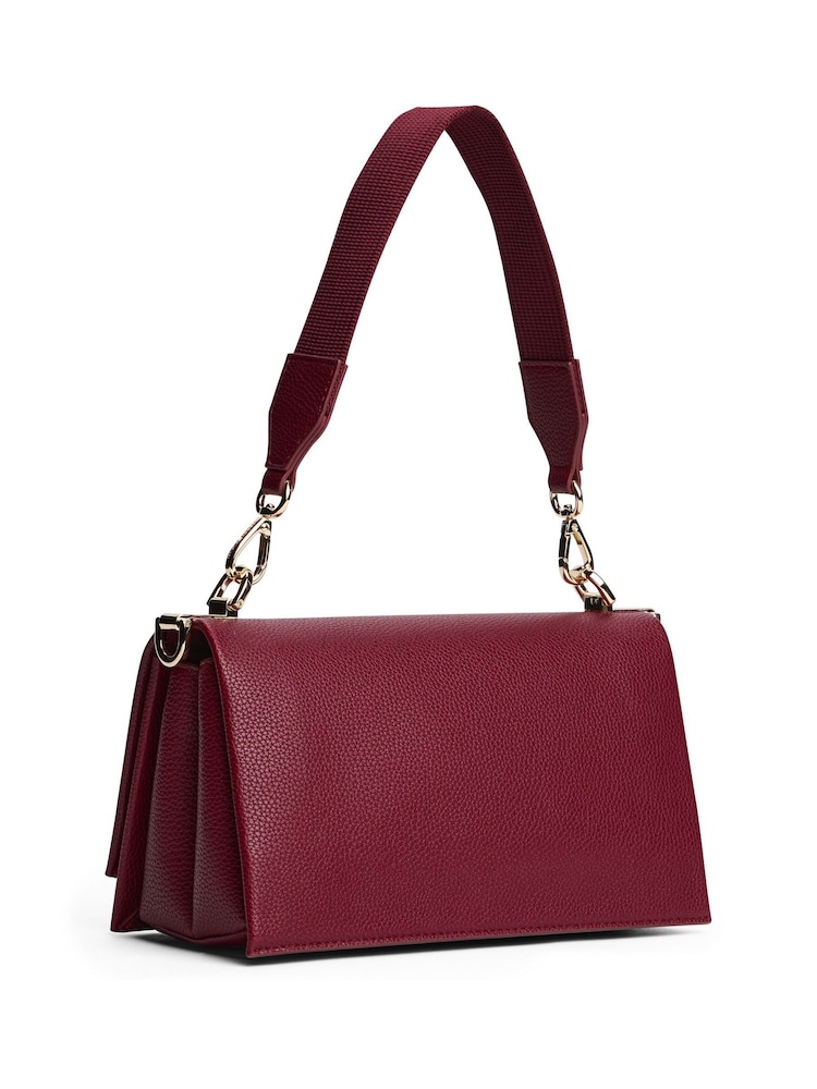 Tommy Hilfiger Red Pebble Grain Crossbody Bag - Image 2 of 5 Tommy Hilfiger Red Pebble Grain Crossbody Bag - Image 2 of 5