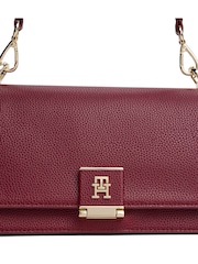 Tommy Hilfiger Red Pebble Grain Crossbody Bag - Image 3 of 5