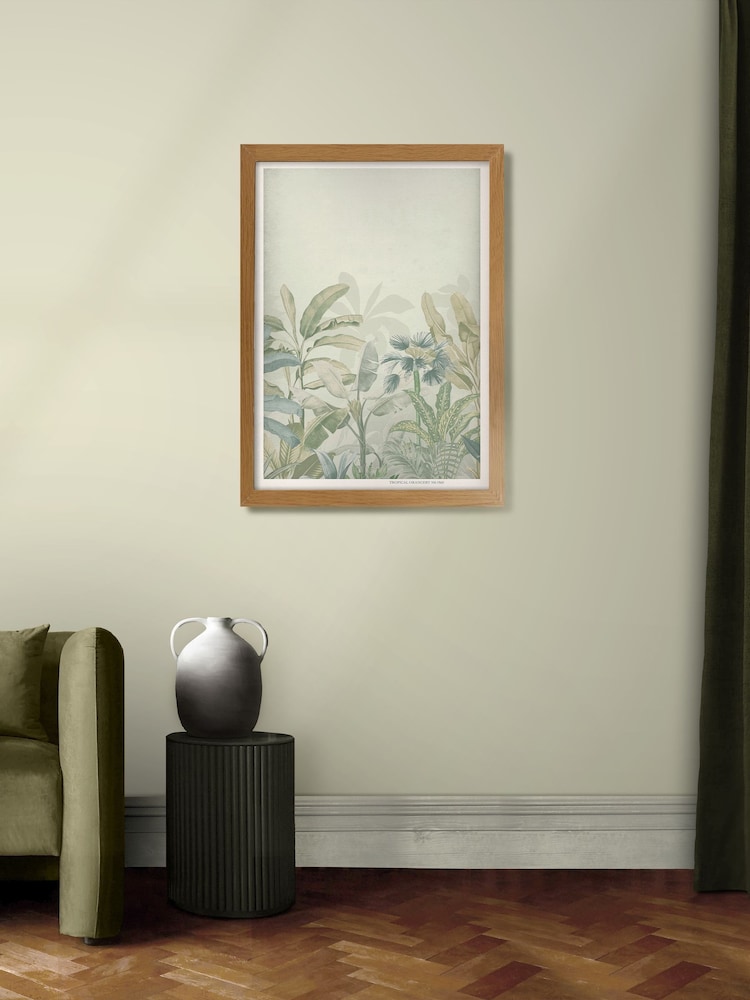 Graham & Brown Green Congo Wood Frame - Image 1 of 4