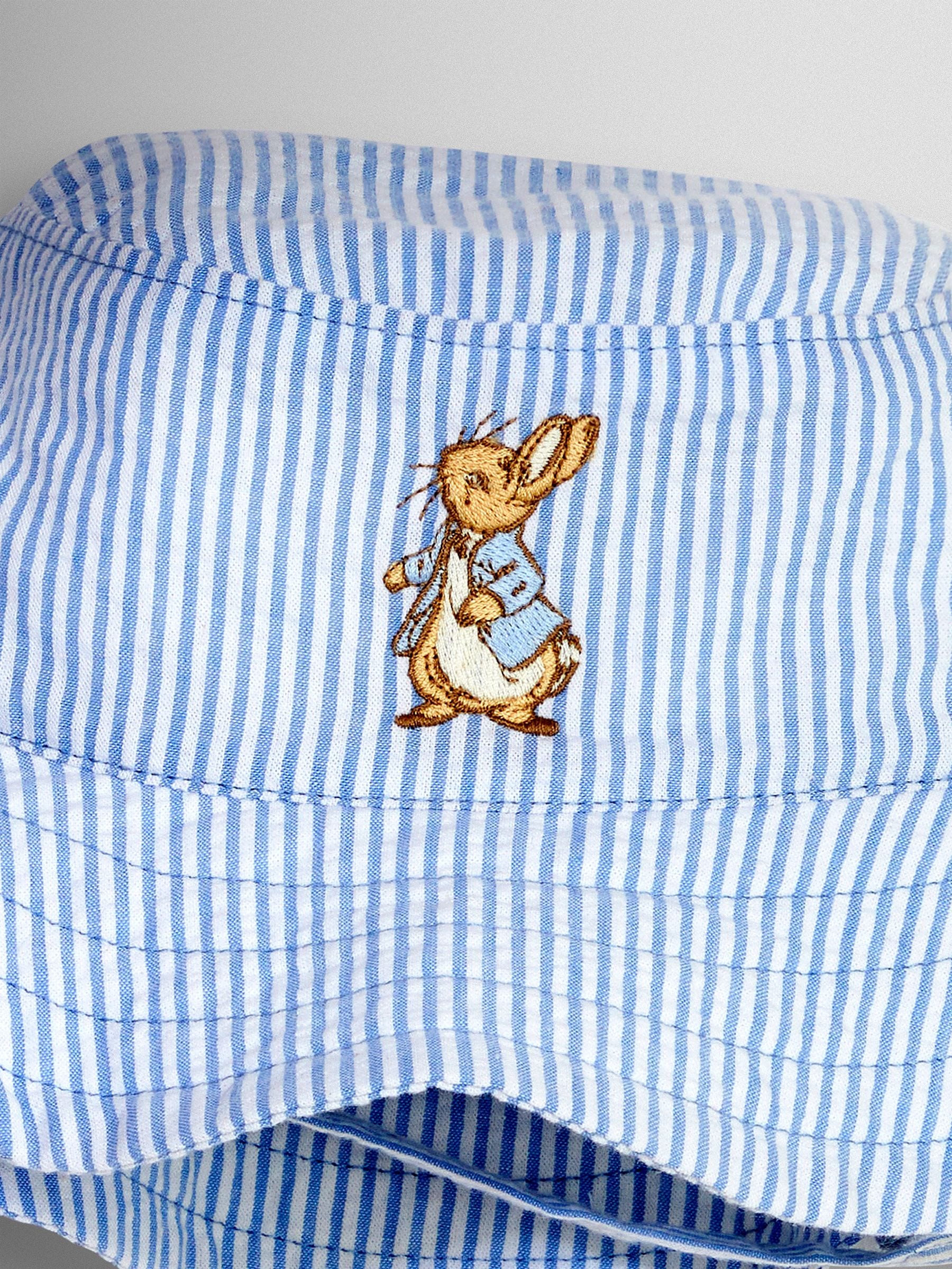 Buy JoJo Maman Bébé Blue Peter Rabbit™ Embroidered Sun Hat from