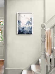 Graham & Brown Multicolour Paradise Jungle Blue White Frame - Image 1 of 4