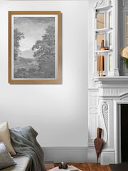 Graham & Brown Multicolour Sketch Forest Grey Wood Frame - Image 1 of 4