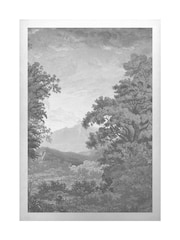 Graham & Brown Multicolour Sketch Forest Grey Wood Frame - Image 4 of 4