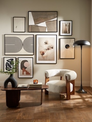 Graham & Brown Natural Delicate Floral Black Frame - Image 1 of 4