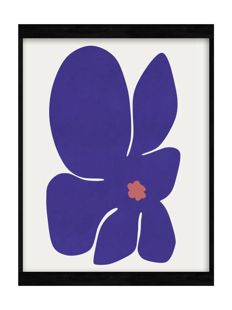 Graham & Brown Blue Abstract Flower Frame - Image 2 of 4 Graham & Brown Blue Abstract Flower Frame - Image 2 of 4